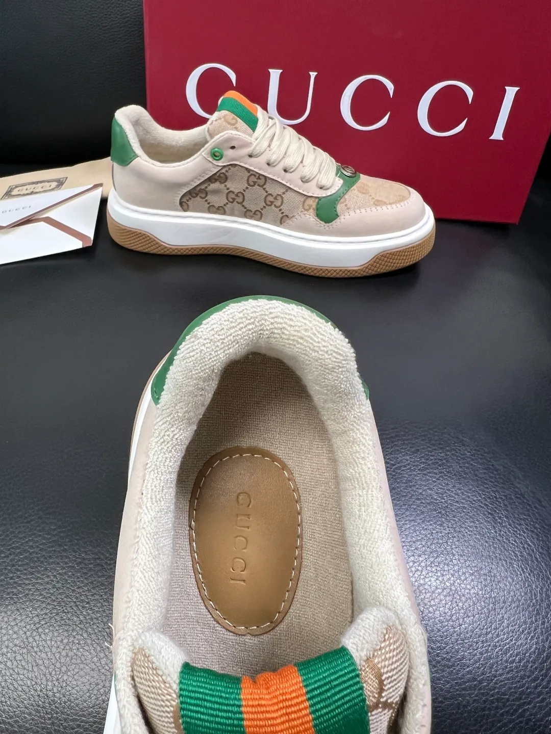 Men's shoes 💰780 Gucci high quality top crafts Gucci counter new original factory configuration, imported cowhide fabric from Italy, imported cowhide lining, breathable and comfortable, sole: original factory special supply original sole super comfortable, original factory and single goods, welcome to compare, code number 38-44 (customized 45)